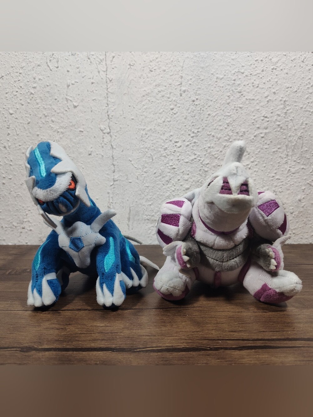 Pokemon Center 2021 Dialga & Palkia 6" Plush Dolls Lot Of 2
